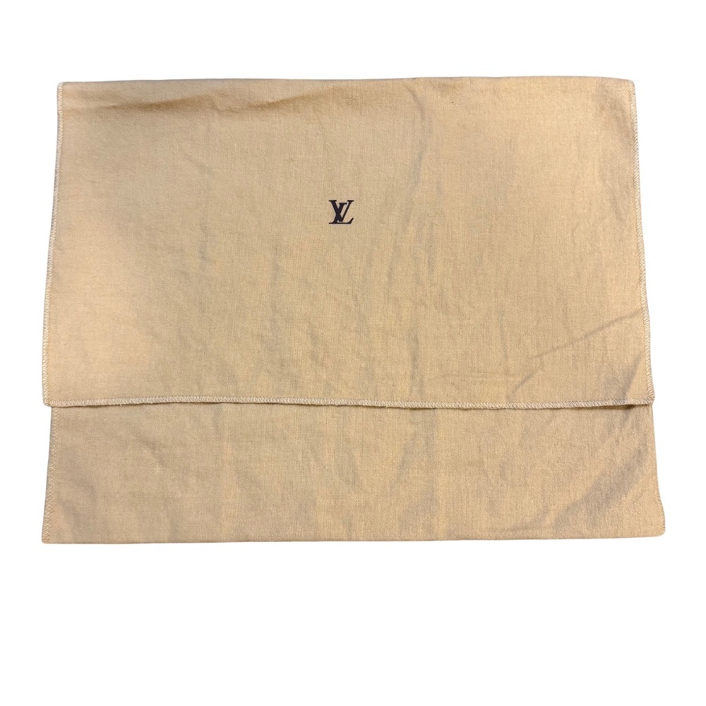 Louis Vuitton LV Large Vintage Felt Foldover Dust Bag Authentic 17.5 x 13.5